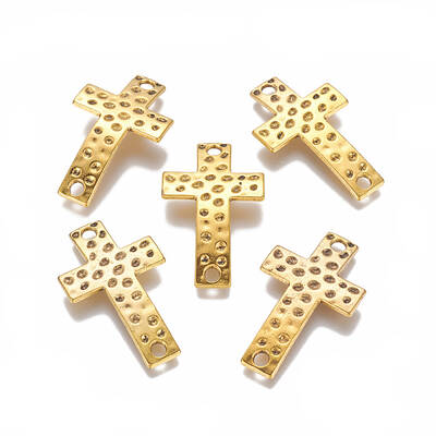Alloy Hammered Cross Links connectors
