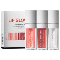 Hydrating Lip Glow Oil, Plumping Lip Oil Gloss, Transparent Lip Balm, Natural Lip Plumper Gloss Make Lips Fuller and Moisturi...
