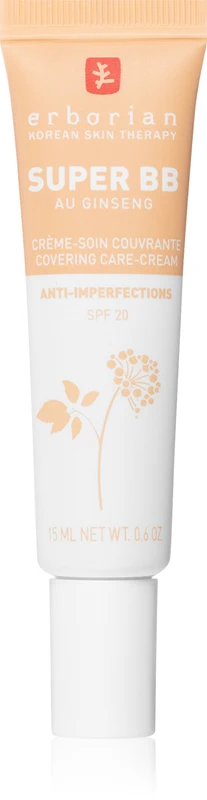 Erborian Super BB cream for perfect and even skin small pack color Dore 15 ml