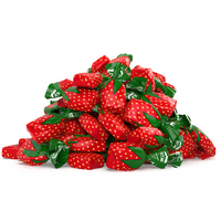 Strawberry Bonbon Hard Candy Bulk 1lb Bag - Sweet & Fruity Treats, Classic Hard Candy, Perfect for Snacking, Parties & Giftin...