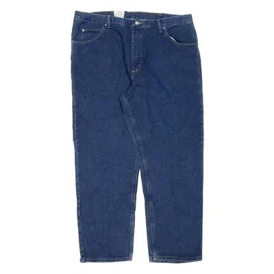 WRANGLER Mens Jeans Blue Relaxed Straight W40 L30