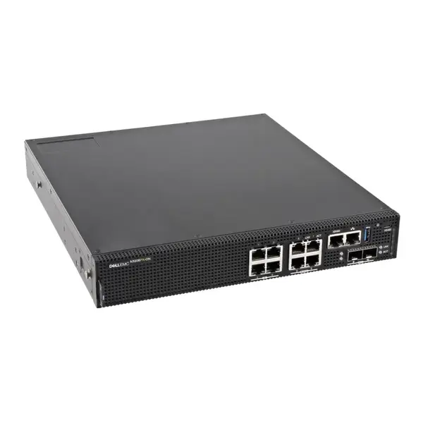 Dell 210-AWZK | PowerSwitch N3200-ON N3208PX-ON 4 x Ports PoE+ 10/100Base-TX + 4 x PoE+ 10/100/1000Base-T + 2 x 10GBase-X SFP...