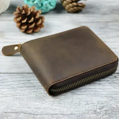 Personalized Zipper Wallet