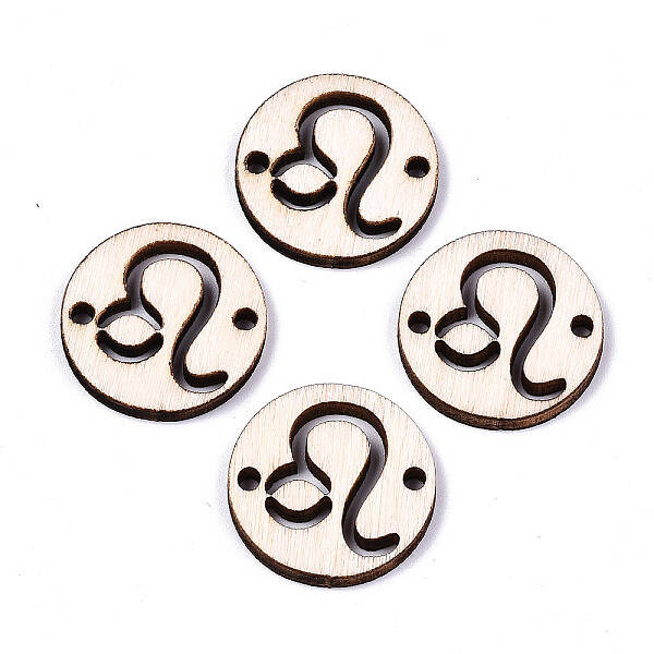 Unfinished Natural Poplar Wood Links Connectors