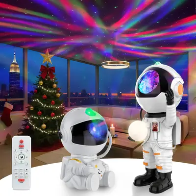 Rossetta Astronaut Galaxy Projector, LED Night Light for Kids with Timer and Remote, Home Decor, Gifts for Adults,Teens, Birt...