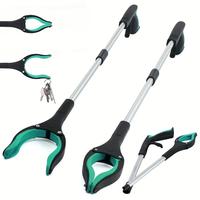 Foldable Grabber Tool, 32-Inch Foldable Grabber Tool (1 Count), Grabber Picking Tool with 360°Rotating Head, Strong Magnetic...