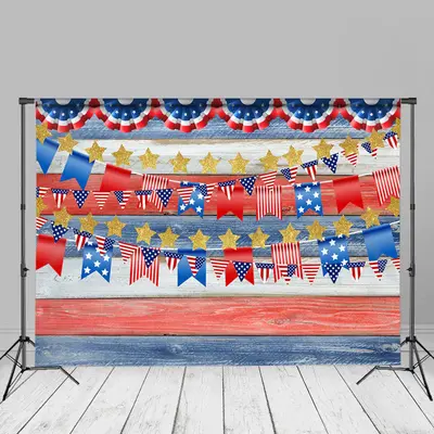 Star Us Flags Independence Day Photoshoot Backdrops - Aperturee