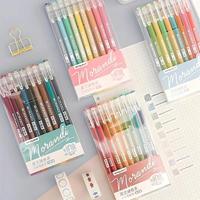 Colored Gel Pen Set, 1 Set Retro Colored Graffiti Pen, Stackable Colorful Ink Pen for Coloring Book, Writing Pen for Office &...