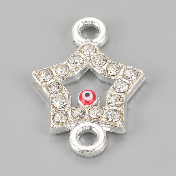 Alloy Rhinestone Links connectors
