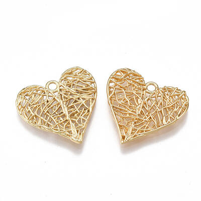 Brass Filigree Pendants