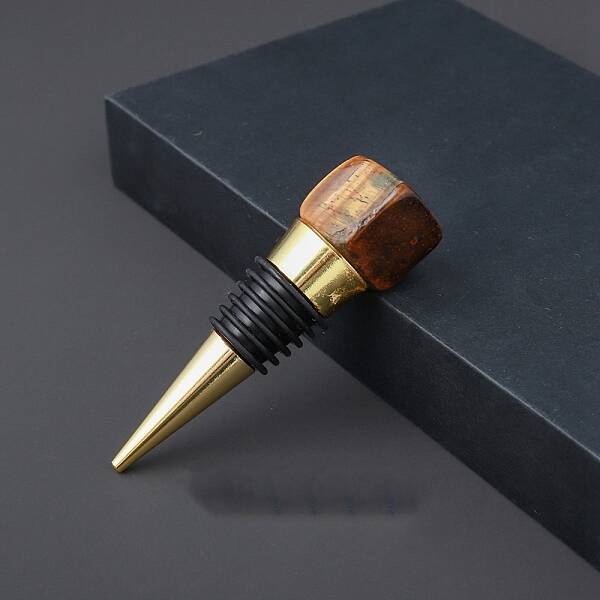 Natural Tiger Eye Red Wine Stoppers