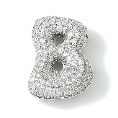 Rack Plating Brass Cubic Zirconia Pendants