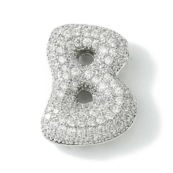 Rack Plating Brass Cubic Zirconia Pendants