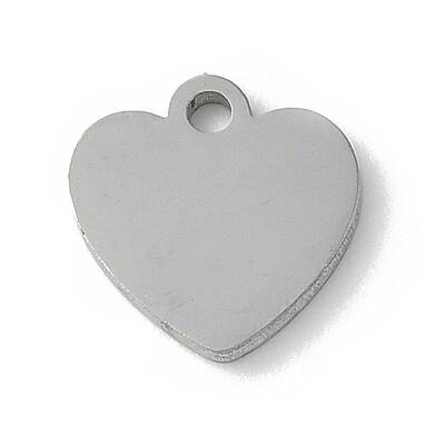 304 Stainless Steel Stamping Blank Tag Charms