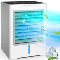 Portable Air Conditioner, USB Touch Personal Air Conditioner with 1/3/6H Timing, Mini Desktop Cooling Fan for Room Office Bed...