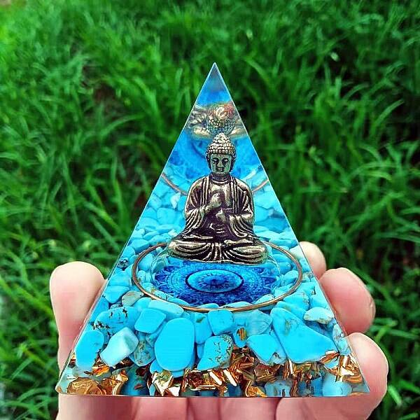 Orgonite Pyramid Resin Display Decorations