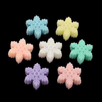 Opaque Acrylic European Beads