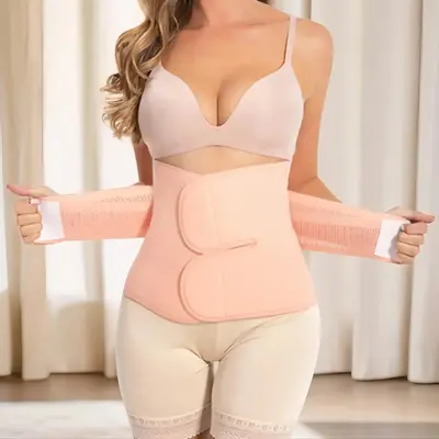 Postpartum Belly Band, Adjustable Compression Bandage for Postoperative and Tummy Tuck, Perfect Gift for New Moms and Birthda...