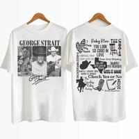 George Strait Shirt,Country Music 2025 Tshirt,Western Style Tee 2 Side
