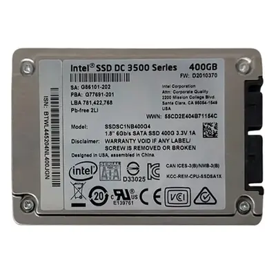 SSDSC1NB400G401 Intel DC S3500 400GB Multi-Level Cell SATA 6Gb/s 1.8-Inch Solid State Drive