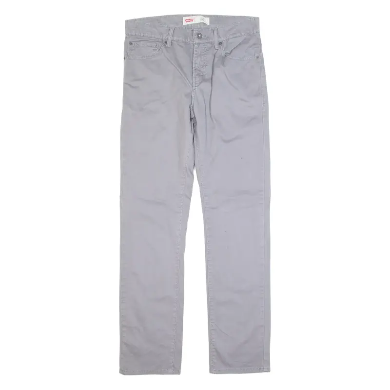 LEVI'S 511 Mens Trousers Grey Slim Straight W31 L30