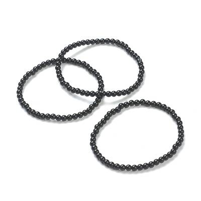 Round Glass Beads Stretch Bracelets for Teen Girl Women