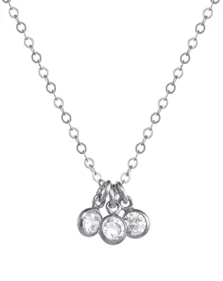 Trizare Necklace | Metal Color: Silver