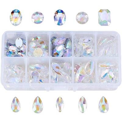 150 pcs Taiwan Acrylic Rhinestone Links Faceted Rhinestones For Jewellery Making And Dress Decorations
