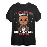 Boondocks T-Shirts 333927   funny Men'S Short Sleeve Graphic T-shirt Collection black PR
