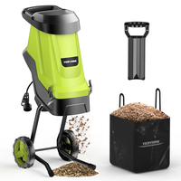 15-Amp Wood Chipper & Shredder, with 1.8\