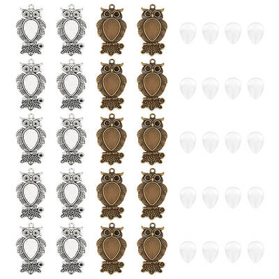 Blank Owl Pendant Making Kit