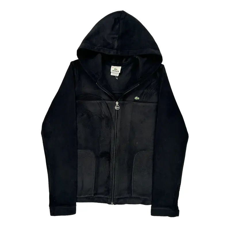 Lacoste Fleece - Medium Black Polyester | Size: medium