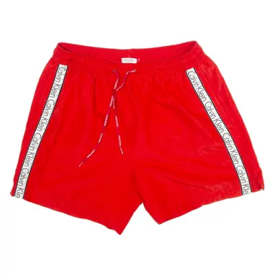 CALVIN KLEIN Mesh Lined Mens Swimming Shorts Red M W30