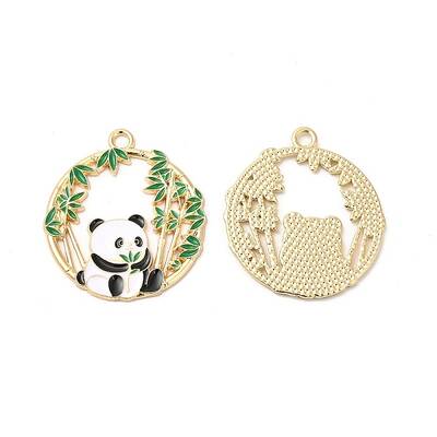 Alloy Enamel Pendants