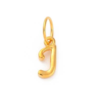 925 Sterling Silver Letter Charms with Jump Rings