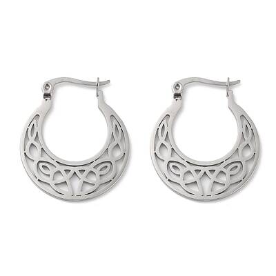 Non-Tarnish 304 Stainless Steel Hoop Earrings