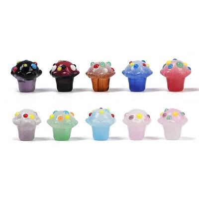 Glass Bumpy Beads