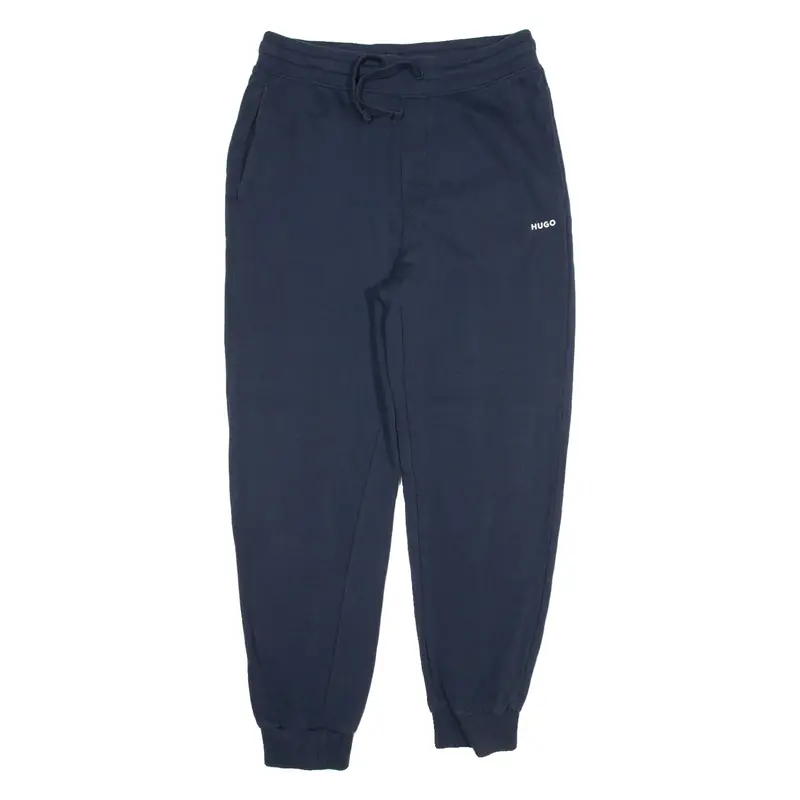 HUGO Mens Joggers Blue Tapered M W30 L27