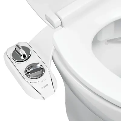 LUXE Bidet NEO 120 Plus - Bidet Attachment for Toilet Seat, Rear Wash, Easy Slide-in Install, Patented 360° Self-Clean, and ...