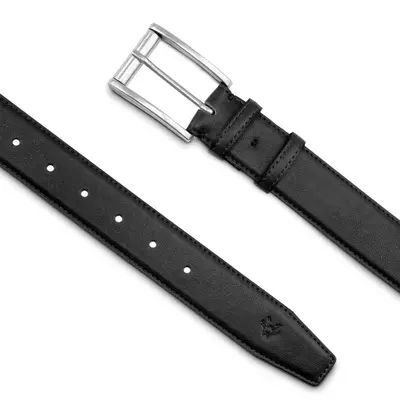 Astor Belt in Black | Size: Medium: (35