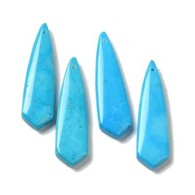 Natural Turquoise Dyed Pendants