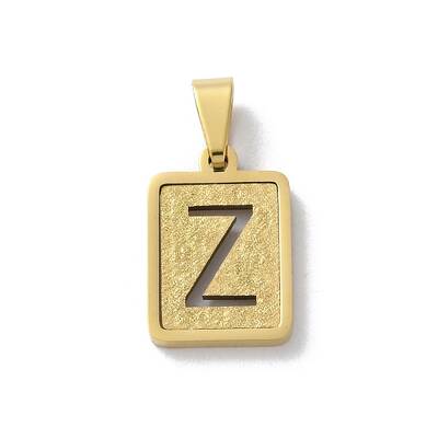 304 Stainless Steel Alphabet Pendants