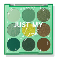 ColourPop® Just My Luck - Rich-Green Shadow Palette Long-lasting