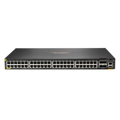 JL667A#B2E HP Aruba CX 6300F Series 48 x 1000Base-T RJ-45 and 4 x 50GbE SFP56 Ports Layer 3 Managed Stackable Gigabit Etherne...