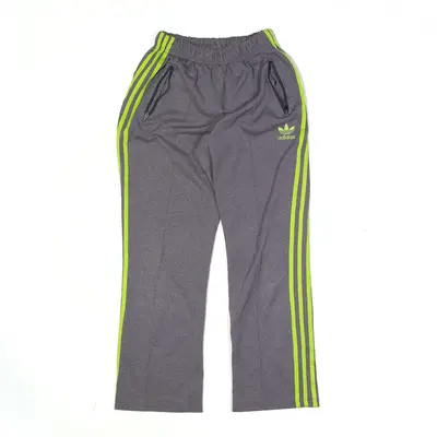 ADIDAS Track Pants Grey Straight Mens XS W22 L27