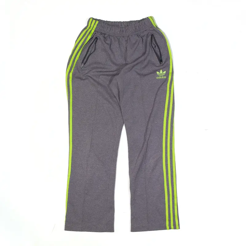 ADIDAS Track Pants Grey Straight Mens XS W22 L27
