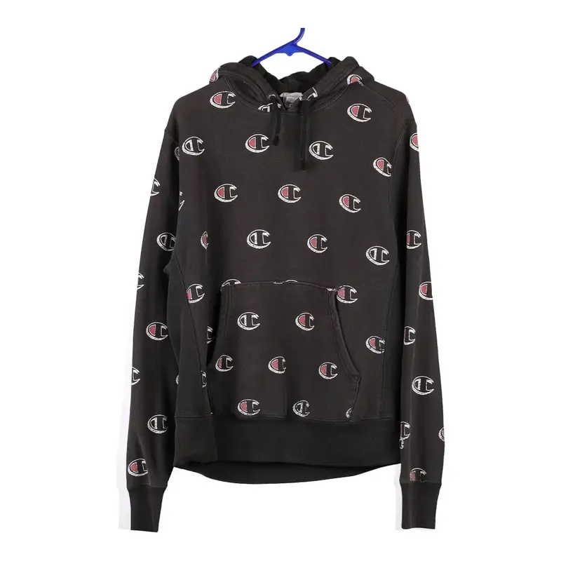 Reverse Weave Champion Hoodie - Medium Black Cotton