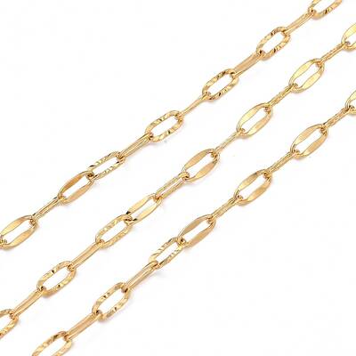 3.28 Feet PVD Vacuum Plating 304 Stainless Steel Cable Chains