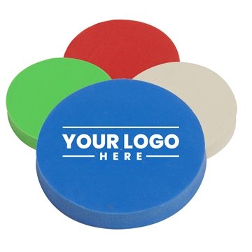 250 Customized Round Eraser - Latex-free & 1.5 inch