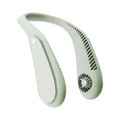 Portable Mini Electric Fan USB Charging Leafless Fan | Color: Green | Electrical outlet: USB